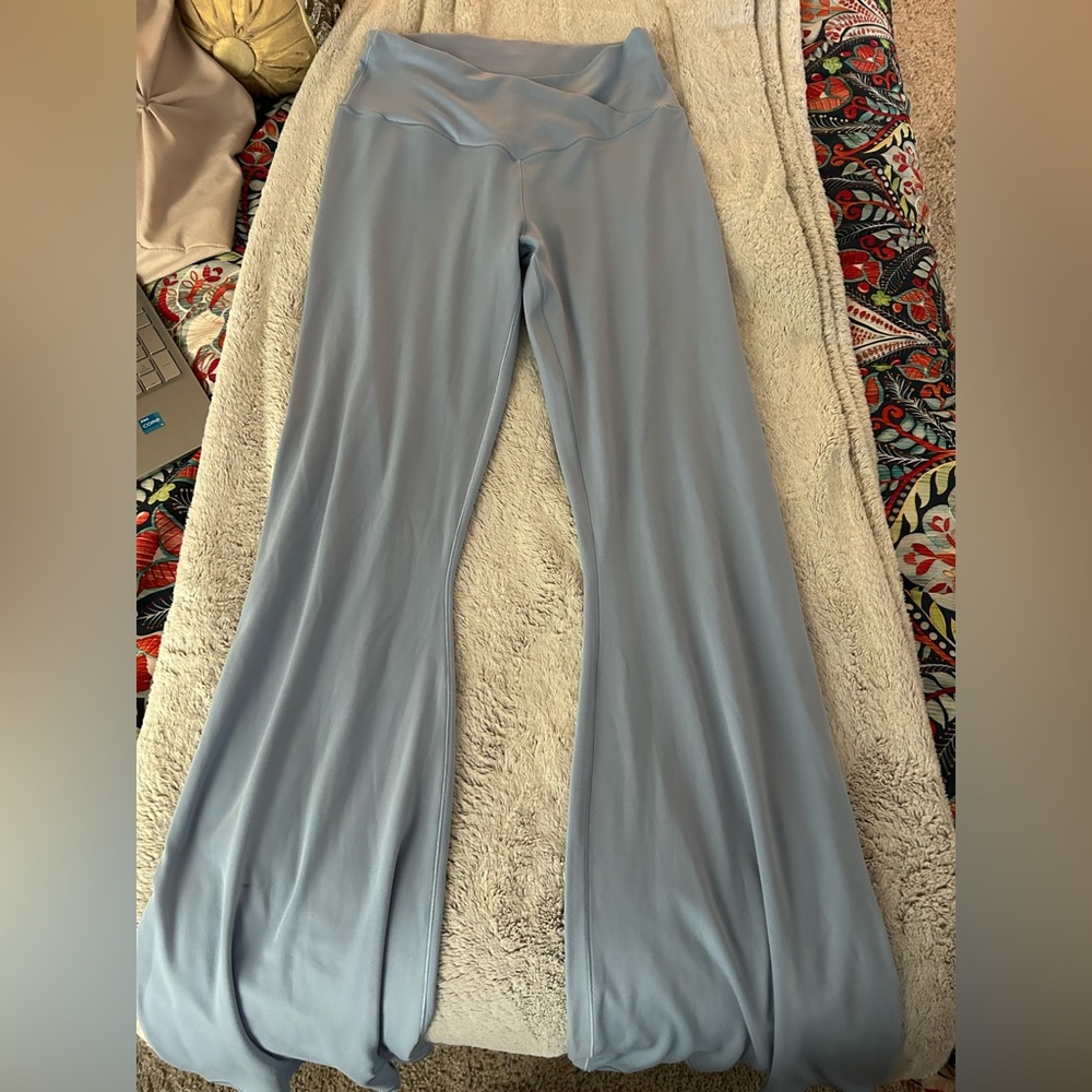 Aerie Women's Light Blue Flare Leggings